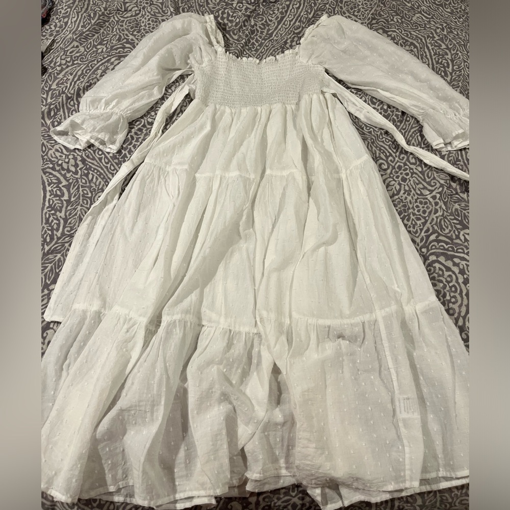 Long white dress